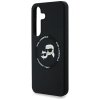 KARL LAGERFELD futerał do SAMSUNG S25 KLHMS25SSKCHTCK (Magnetic Silicone Double Heads) czarny